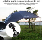 CONBOLA Suction Cups Hooks Heavy Duty Camper Accessories Car Camping Essentials Tie Down 2 Pieces Suction Cup with Securing Hook Strong Power for Car Awning Boat SUV Tent Window Glass.(2 pcs)