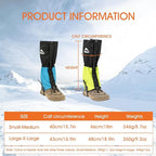 Waterproof Adjustable Leg Gaiters for Men and Women Snow Boot Gaiters for Hiking in Hunting Sand and Mud Mountain Climbing or Snowshoeing