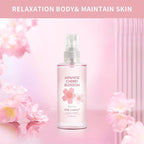 Bath and Body Gift Set, Japanese Cherry Blossom, 3-Piece Travel Size Collection, Shower Gel, Body Lotion, Body Mist, 3 Fl Oz Each, Natural Extracts, Ideal for Birthday, Mother's Day & Christmas Gifts