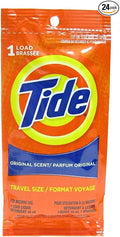 Tide Single Machine Load Original Scent Detergent Liquid - 24 per case.