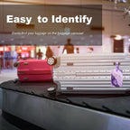 4 Pack Luggage Tag for Suitcases TSA Approved, Leather Suitcase Tags Identifiers, Cute Bag Name Travel Tags ID Labels for Women Men Cruise Airport Luggage Travel Essentials by Sodsay