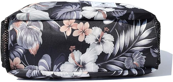 ESVAN Original Floral Tote Bag Large Shoulder Bag with Multi Pockets for Gym Travel Beach Daily Bags