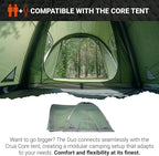 Crua Duo Outdoor Camping Tent – 2 Person Tent for Camping, Easy Pop-up Assembly, Lightweight and Waterproof Outdoor Gear for Hiking Backpacking, Weather Resistant