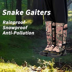 Snake Leggings, Adjustable Snake Leg Guards for Hunting/Outdoor Working,Snake Gaiters,Snake Gators for Men and Women