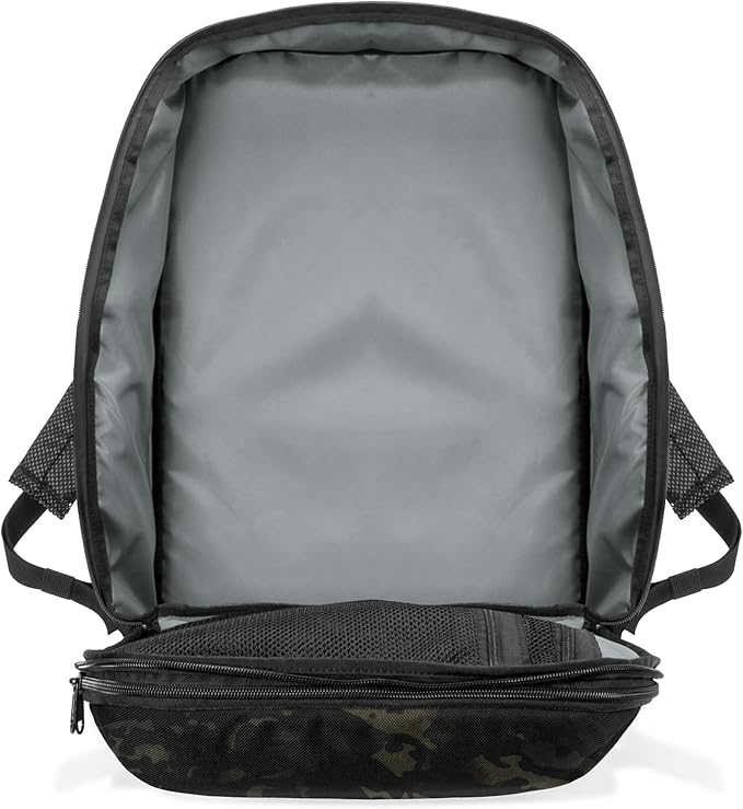 Xtreme Sight Line ~ Large Backpack ~ Removable Waterproof Faraday Sleeve ~ Fits up to a 16" Laptop ~ Heavy-Duty, Foam Padded & Multiple Large Compartments ~ 1000D Nylon/Spacer Mesh ~ Midnight MultiCam
