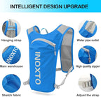 INOXTO Running Hydration Vest Backpack,Lightweight Insulated Pack with 1.5L Water Bladder Bag Daypack for Hiking Trail Running Cycling Race Marathon for Women Men