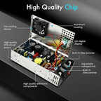 Adjustable 0-60V Power Supply 10A 600W, 110V AC to DC 0-60V Buck Converter 0-10A 600W Power Supply with LCD Display Adjustable Voltage Current 110V/220V AC to 60V DC Converter