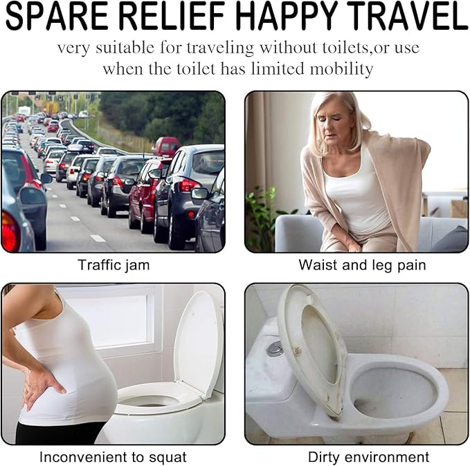 Female Urination Device, Reusable Female Urinal Silicone Women Pee Funnel Allows Women to Pee Standing Up, The Perfect Companion for Camping,Outdoor,Travel（Fuchsia）