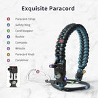 Trebo One Gallon Water Bottle Insulated with Paracord Handle,128oz Large Stainless Steel Water Jug,Vacuum Double Wall Insulated 24hr Cold Retention,Leakproof Flask with 3 Lids,Indigo Black