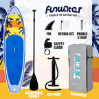 FunWater Stand Up Paddle Board Ultra-Light Inflatable Paddleboard with SUP Accessories for Adults & Youth of All Skill Levels