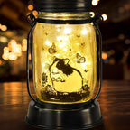 Hamster Gifts for Women/Men Hamster Solar Lanterns Mom Birthday Present Lantern Pet Loss Pet Memorial Lights Solar Garden Decoration Outside for Yard, Patio,Backyard,Porch Torche