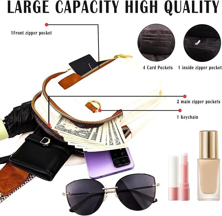 Cross Body Bags for Woman Men Sling Bag Chest Bag with Adjustable Strap Crossbody Handbags Women's Crossbody Bags