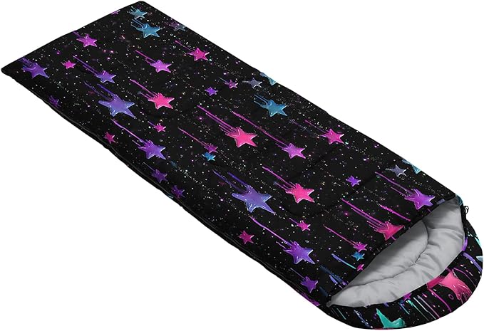 QOOMO Animals Camping Sleeping Bags,3 Season Warm & Cool Weather,Lightweight,Waterproof Sleeping Bags for Adults & Kids,Traveling,and Outdoors,Camping Gear Equipment