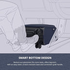 Verage Underseat Carry On Luggage with Wheels & USB Port,14 inch Wheeled Spinner Carry-on Luggages Bags for Airlines, Lightweight Overnight Suitcase for Men Women (14-Inch Compact Underseat Pro)