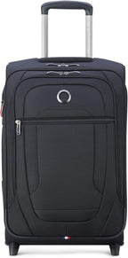 DELSEY PARIS Helium DLX Softside Expandable Luggage with 2 Wheels, Black, Carry on 21 Inch