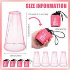 HESTYA 4 Pack Mosquito Bug Net Mesh for Head Mosquito Head Net Face Neck Fly Netting Hood from Insect Bugs Gnats for Outdoor