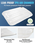 KingCamp Inflatable Pillow for Camping, Extra Large Camping Pillow, Portable Ergonomic Air Pillow with Removable Washable Memory Foam Cover for Camp, Hiking, Car, Beach, Travel