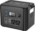 Portable Power Station 350W, Powkey 260Wh/70,000mAh Backup Lithium Battery, 110V Pure Sine Wave Power Bank with 2 AC Outlets, Portable Generator for Outdoors Camping Travel Hunting Emergency