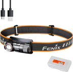 fenix HM50R v2.0 Headlamp, 700 Lumen USB-C Rechargeable Lightweight with White/Red Light, with Lumentac Organizer
