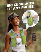 Running Vest for Women and Men, Hydration Running Backpack, Runners Vest, Hydration Vest for Walking, Marathon, Hiking
