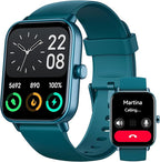 Fitpolo Smart Watch for Men Women,1.8” Touchscreen, Bluetooth Call, Alexa Built-in,24/7 Heart Rate,SpO2 Monitor,Step Counting,Sleep Tracking, IP68 Waterproof Fitness Tracker Watch for Android iPhone