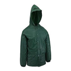 West Chester Master Gear 44100CA 0.20 mm PVC Rain Suit, Medium - Green, Attached Hood, Elastic Waist and Wrist, Zipper Closure