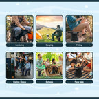 2-Pack 2025 Upgraded Collapsible Stool, Max 620lb Portable Folding Stool, Height Adjustable Retractable Telescopic Seat, Travel Chair, Foldable Camping Seat or Footrest Gift for Outdoors