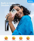 Portable Charger 40000mAh Power Bank, 22.5W Fast Charging Battery Pack with Built-in USB-C Cable, Ultra-High Capacity Portable Phone Charger Powerbank for iPhone 16 15 14 13/ Galaxy S24 S22- 1 Pack