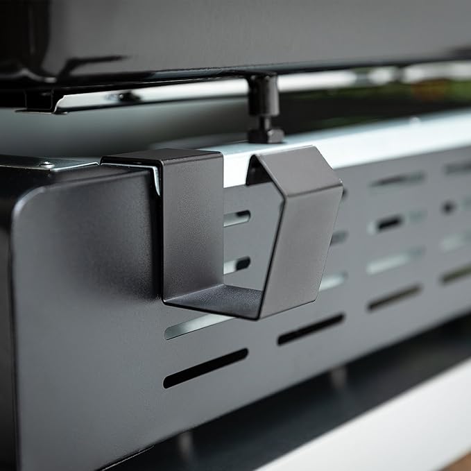 Royal Gourmet PD2301S 3-Burner Tabletop Propane Gas Griddle with Hard Cover, 24 Inch Portable Griddle for Outdoor Cooking While Camping or Tailgating, Silver & Black