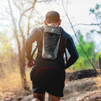 Nepest Hydration Backpack with 2L Water Bladder for Cycling, Water Backpack for Hiking Running, Lightweight Hydration Pack, Grey