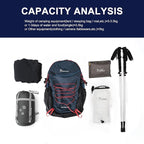 MOUNTAINTOP Hiking Backpack,25/30L Camping Backpack, Men Women Hiking Daypack Lightweight Travel Backpack for Climbing