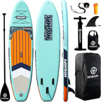 Highpi Inflatable Stand Up Paddle Board for Youth and Adults – Wide Sup with Premium Accessories, Blow Up Paddleboard for Surfing, Fishing, Yoga & More