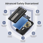 2025 Magnetic Wireless Power Bank, 16800mAh Portable Charger with 2 Built in Cables, LED Display Magnetic Battery Pack Travel Essentials for iPhone 16/15/14/13/12/Pro/Mini/Pro Max Andriod-White