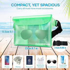 Waterproof Bag for Beach, Waterproof Pouch for Phone Passport Purse, Fanny Packs for Women, Floating Dry Bags for Cruise Ship Travel Water Park Surfing Boating Fishing Kayaking Pool Accessories