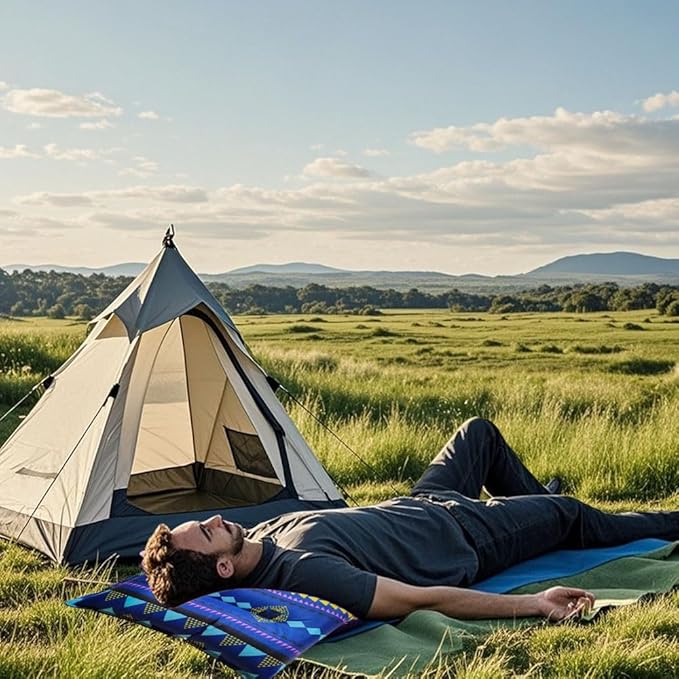 1Pack Inflatable Pillow-Camping Pillow - Air Pillows for Backpacking &Airplane,Hiking,Traveling,Neck Lumbar Support Blow Up Pillow,Compressible.