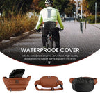 CXWMZY Fanny Packs For Women & Men Waist Pack Hip Bum Bag with Multi-Pockets Large Capacity Waterproof Casual Bum Bag for Disney Traveling Casual Cycling Running Hiking (Brown1)