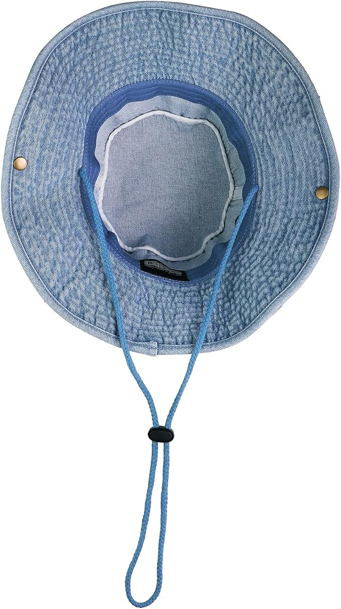 Wide Brim Hiking Fishing Safari Boonie Bucket Hats 100% Cotton UV Sun Protection for Men Women Outdoor Activities