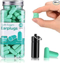 Ultra Soft Ear Plug for Sleeping, 120 PCs High Noise Cancelling Earplug with Aluminum Case, Industrial-Grade Hearing Protection Earplug for Snoring/Working/Studying/Side Sleeper, Slow Rebound