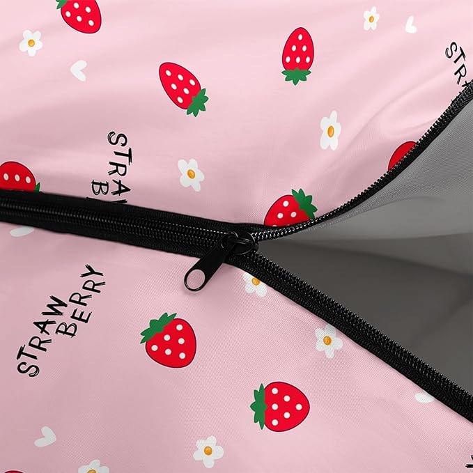 Sleeping Bags for Adults Youth Kids,3D Printing Camping Sleeping Bag for Girls Boys Lightweight Waterproof Cold/Warm Weather Sleeping Bag for 3 Seasons