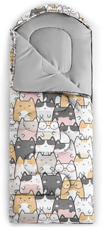 QOOMO Camping Sleeping Bags,3 Season Warm & Cool Weather,Lightweight,Waterproof Sleeping Bags for Adults & Kids,Traveling,and Outdoors,Camping Gear Equipment