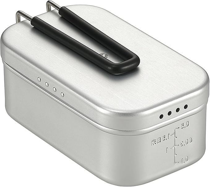 CAMPINGMOON Mess Tin 0.65L Aluminium Camping Cookware Extreme Thick S-1609