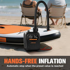 Paddle Board Pump, 20PSI High Pressure SUP Pump with Auto-Off, Dual Stage Inflation & Deflation for Stand Up Paddle Boards, Boat, Tent, Mattress