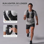 Running Hydration Vest for Women Men, Lightweight Water Vest with 2 TPU 250ML Soft Flask, Adjustable Chest Straps Runners Vest for Trial Hiking Cycling Jogging Marathon