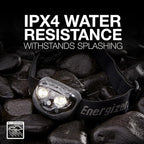 Energizer Vision HD+ LED Headlamp, Water Resistant Bright Headlamp with Digital Focus, Camping Gear and Emergency Light, Batteries Included, Pack of 1