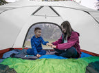 KAZOO 2／4 Person Camping Tent Outdoor Waterproof Family Large Tents 2/4 People Easy Setup Tent with Porch Double Layer