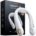 TORRAS COOLiFY Air 2025 Upgraded Neck Fan Air Conditioner, Dual-Airflow Pro Cooling, Ultra Light Portable Fan Rechargeable, Personal Cooling Fan Travel Essentials, Ivory