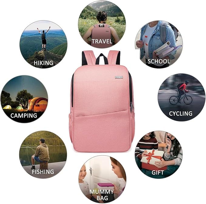 MAXTOP Laptop Backpack Bookbag Backpack Business Anti-theft Backpacks[Water Resistant] Work College Business Travel Computer Backpack for Men Women Fits up to 17" Notebook