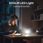 SinKeu 120W Peak Portable Power Station 97Wh Camping Lithium Battery Portable Generator with 110V AC Outlet, USB-C/USB QC3.0, DC Output, Fast Charging Power Bank for Home Backup Outdoor Emergency