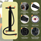 FunWater Inflatable Stand Up Paddle Board with Premium SUP Paddleboard Accessories, Anti-Slip EVA Deck, 11'/10'6'' Paddle Boards for Adults & Youth of All Skill Levels