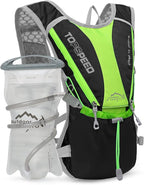 Hydration Pack Backpack，IX INOXTO Running Hydration Vest with 1.5L ( 50 oz) Water Bladder for Men Women，Lightweight Water Backpack for Hiking Cycling Climbing Camping